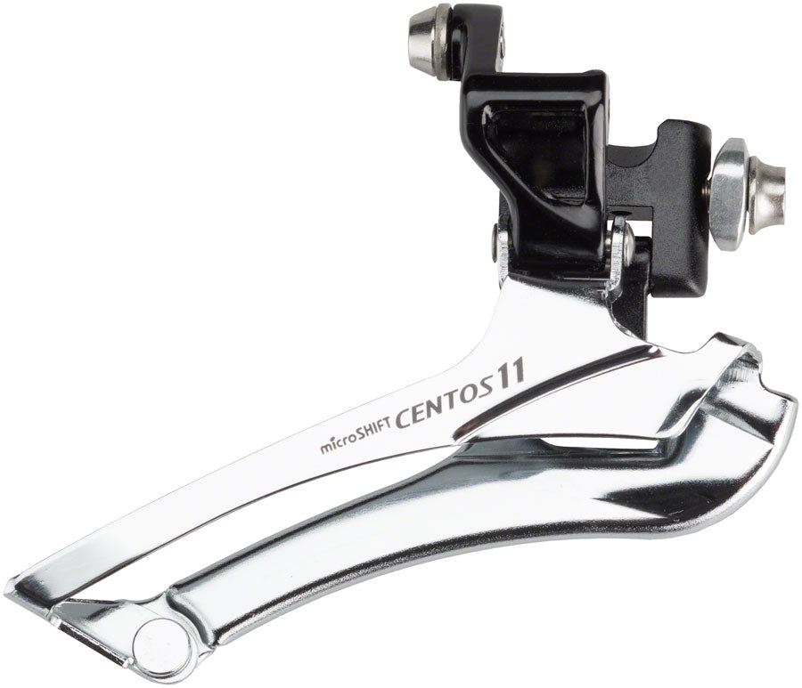 microSHIFT Centos Front Derailleur - 11-Speed Double Braze-On 56t Max Shimano Compatible