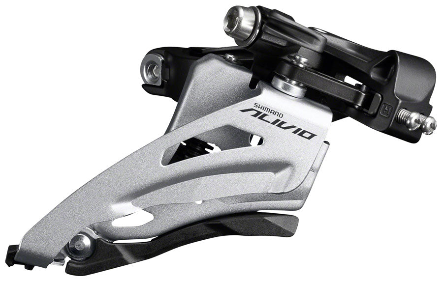 Shimano Alivio FD-M3120-M-B Front Derailleur - 2x9-Speed Side Swing Front Pull 34.9/31.8/28.6mm Clamp Band 36t Max