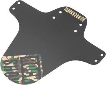 RockShox MTB Fender Black with Green Camouflage Print