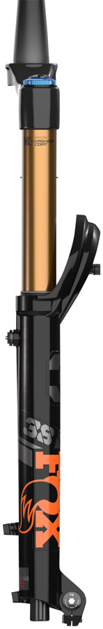 FOX 38 Factory Suspension Fork - 27.5&quot; 170 mm 15 x 110 mm 44 mm Offset Shiny BLK GRIP2 Kabolt-X