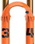FOX 34 Step-Cast Factory Suspension Fork - 29" 100 mm 15 x 110 mm 44 mm Offset Shiny Orange FIT4 3-Position Kabolt