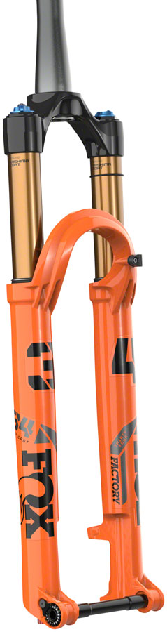 FOX 34 Step-Cast Factory Suspension Fork - 29&quot; 100 mm 15 x 110 mm 44 mm Offset Shiny Orange FIT4 3-Position Kabolt