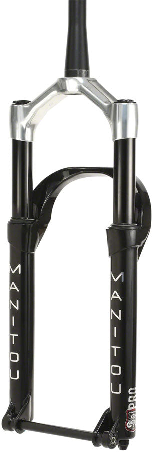 Manitou Mastodon Pro Suspension Fork - 26&quot; 120 mm 15 x 150 mm 44 mm Offset Matte BLK Extended Gen 3