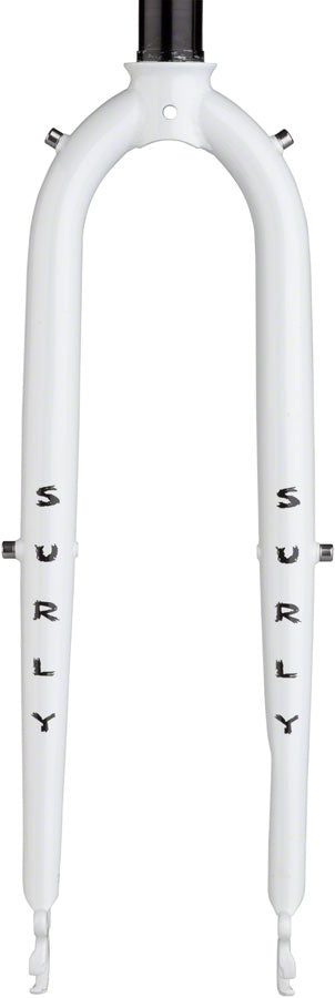 Surly Preamble 650b Fork 9x100mm QR 1-1/8&quot; Straight Steerer Steel Thorfrost White