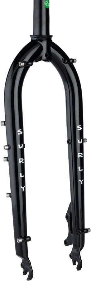 Surly Bridge Club 27.5&quot; Fork 9 x 100mm QR 1-1/8&quot; Straight Steerer Dark Black