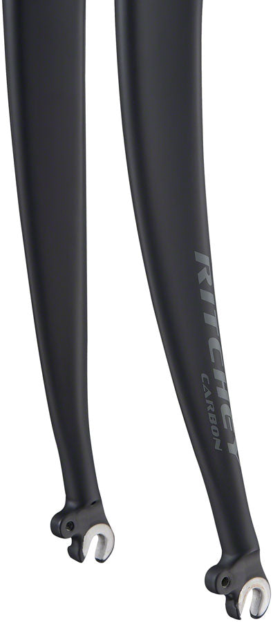 Ritchey Comp Carbon CX Fork - 700c QR 1-1/8&quot; Aluminum Steerer Canti Brakes UD Matte BLK