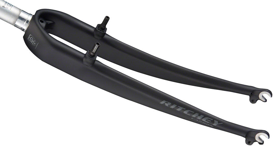 Ritchey Comp Carbon CX Fork - 700c QR 1-1/8&quot; Aluminum Steerer Canti Brakes UD Matte BLK
