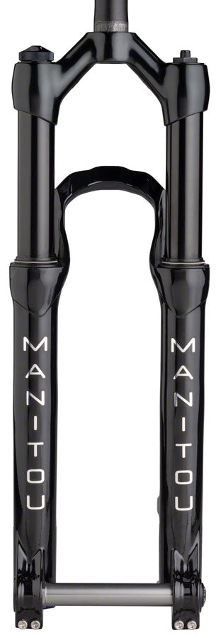 Manitou Circus Expert Suspension Fork - 26&quot; 100 mm 20 x 110 mm 41 mm Offset Gloss BLK Straight Steerer