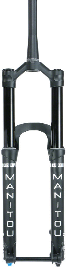 Manitou Mezzer Expert Suspension Fork - 29&quot; 180 mm 15 x 110 mm 44 mm Offset Matte BLK