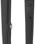 WHISKY No.9 MCX+ Fork - 12mm Thru Axle 1-1/8-1.5" Tapered Carbon Steerer Flat Mount Disc Matte BLK