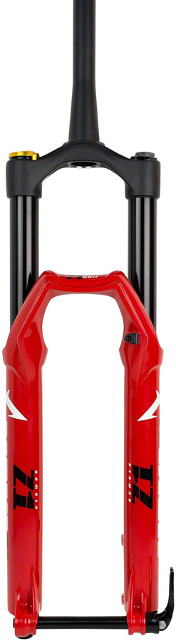 Marzocchi Bomber Z1 Coil Suspension Fork - 27.5&quot; 180 mm 15 x 110 mm 44 mm Offset Gloss Red GRIP Sweep Adjust