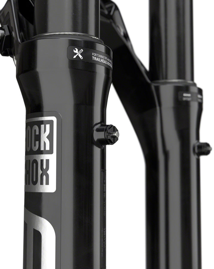 RockShox ZEB Ultimate Charger 3 RC2 Suspension Fork - 27.5&quot; 180 mm 15 x 110 mm 44 mm Offset Gloss BLK A2