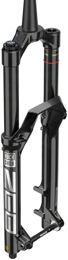 RockShox ZEB Ultimate Charger 3 RC2 Suspension Fork - 27.5&quot; 160 mm 15 x 110 mm 44 mm Offset Gloss BLK A2