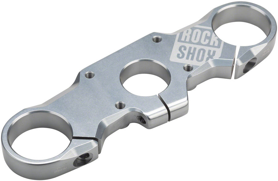 RockShox BoXXer C1 Flat Upper Crown 0mm Offset 36mm total offset on 27.5 46mm total offset on 29&quot; Gray