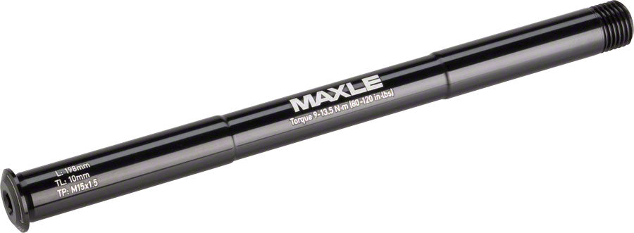 RockShox Maxle Stealth Front Thru Axle: 15x150 198mm Length Bluto