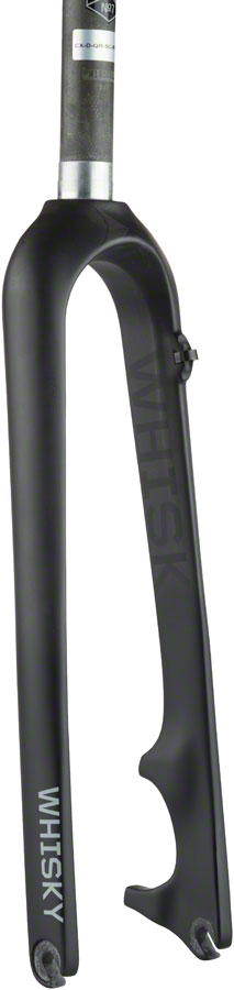 WHISKY No.7 CX Fork - QR 1-1/8&quot; Straight Carbon Steerer Post MountDisc Matte BLK