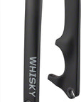 WHISKY No.7 CX Fork - QR 1-1/8" Straight Carbon Steerer Post MountDisc Matte BLK