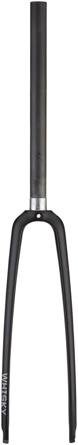 WHISKY No.7 RD+ Fork - QR 1-1/8&quot; Straight Carbon Steerer Mid Reach Rim Brake Matte BLK