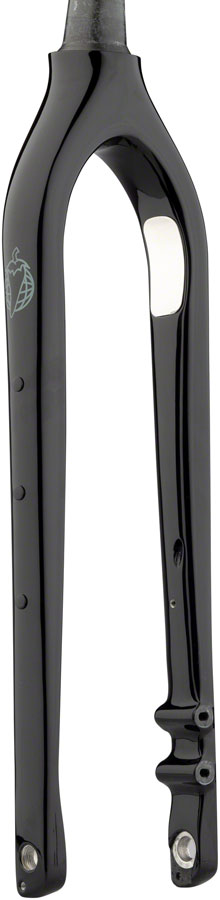Salsa Cutthroat Carbon Deluxe V2 Fork - 29&quot; 110x15mm Thru-Axle 1-1/8&quot; Tapered Carbon Flat Mount Disc Gloss BLK