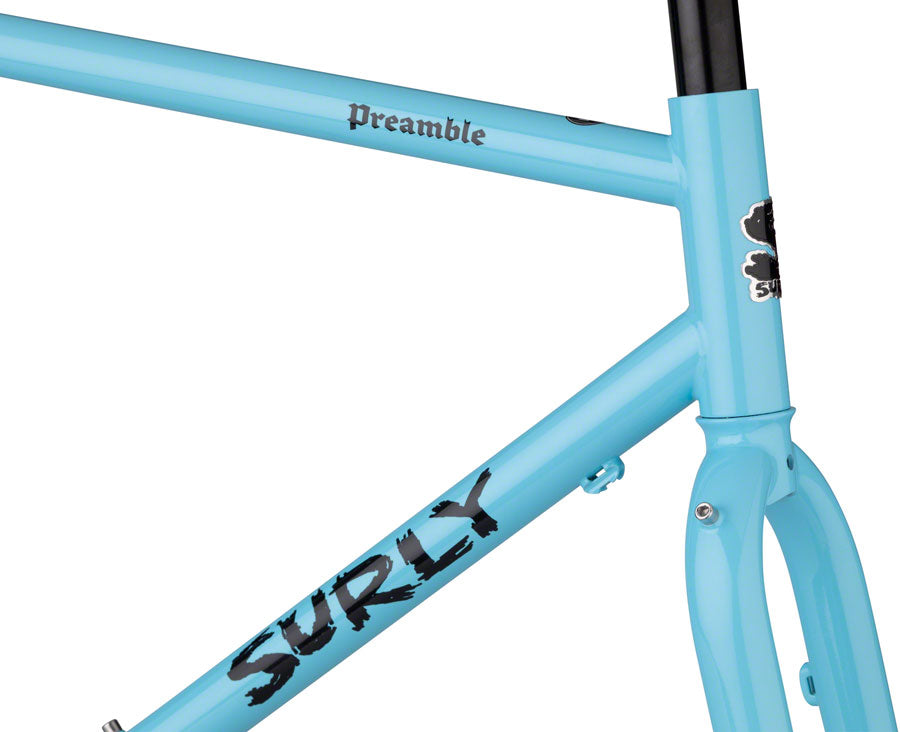 Surly Preamble Frameset - 650b Skyrim Blue X-Small