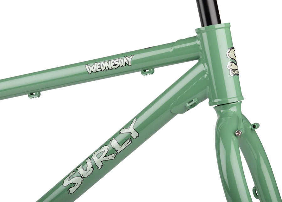 Surly Wednesday Fat Bike Frameset - 26&quot; Steel Shangri-La Green Medium