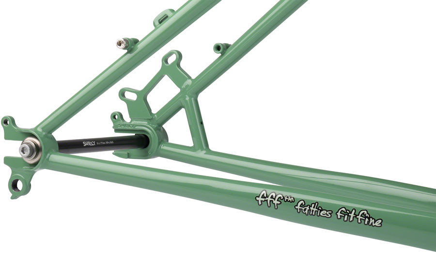 Surly Wednesday Fat Bike Frameset - 26&quot; Steel Shangri-La Green Large