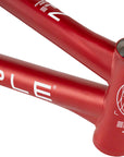 We The People Network BMX Frame - 20.5" TT Matte Metallic Red