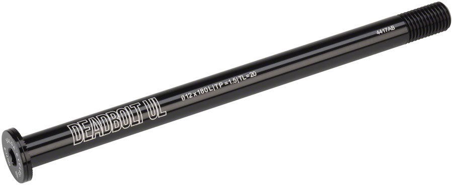 Salsa Deadbolt Ultralight Thru-Axle Rear 12mm Axle Diameter 180mm Length 1.5 Thread Pitch 20mm Thread Length