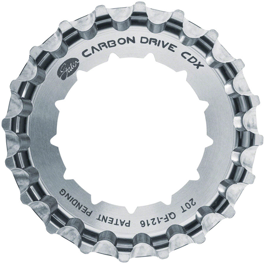 Gates Carbon Drive CDXEXP Centerlock Rear Sprocket - 20t Rohloff Splined Silver
