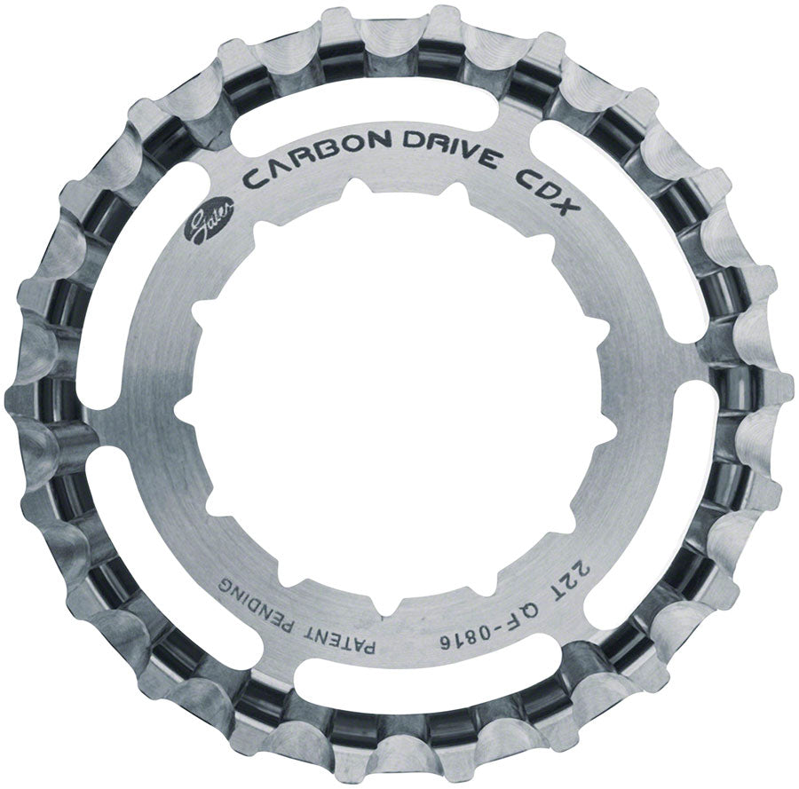 Gates Carbon Drive CDXEXP Centerlock Rear Sprocket - 22t Rohloff Splined Silver