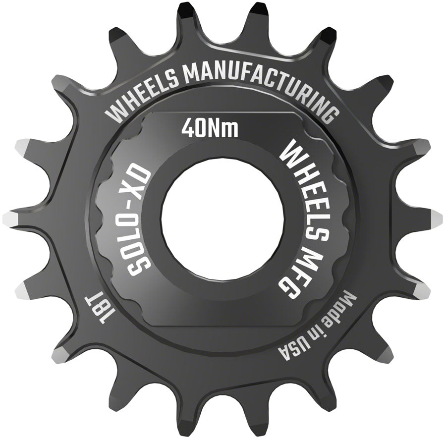 Wheels Manufacturing SOLO-XD XD/XDR Single Speed Conversion Kit - 18t For SRAM XD/XDR Freehub BLK