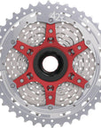 SunRace MX9X Cassette - 11-Speed 10-42t Metallic Silver For XD Driver Body