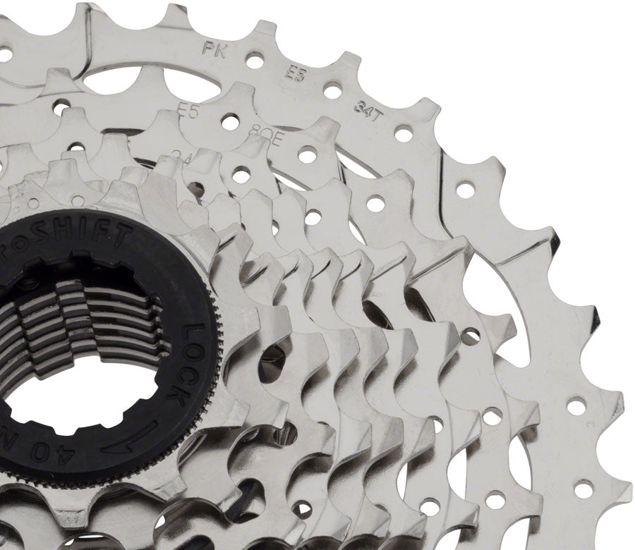 microSHIFT H09 Cassette - 9 Speed 12-25t Silver Nickel Plated