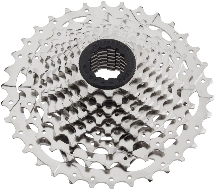 microSHIFT H09 Cassette - 9 Speed 11-25t Silver Nickel Plated