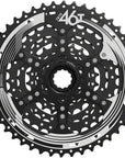 SunRace M993 Cassette - 9 Speed 11-46t Alloy Spider and Lockring ED Black