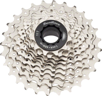 SunRace RS1 Cassette - 10 Speed 11-28t Silver