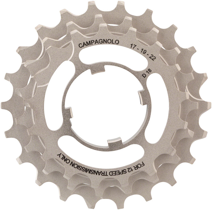 Campagnolo 12-Speed 17 19 22 Sprocket Carrier Assembly for 11-32 Cassettes