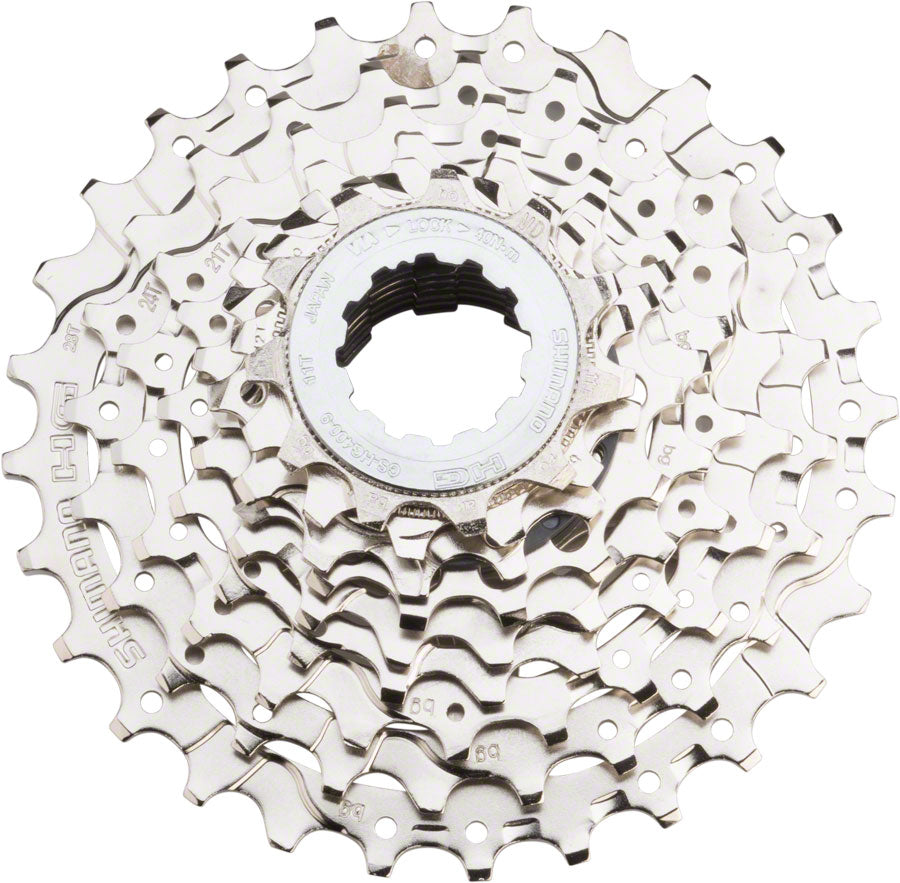 Shimano Alivio CS-HG400 Cassette - 9 Speed 11-25t Silver Nickel Plated - The Bike Hub