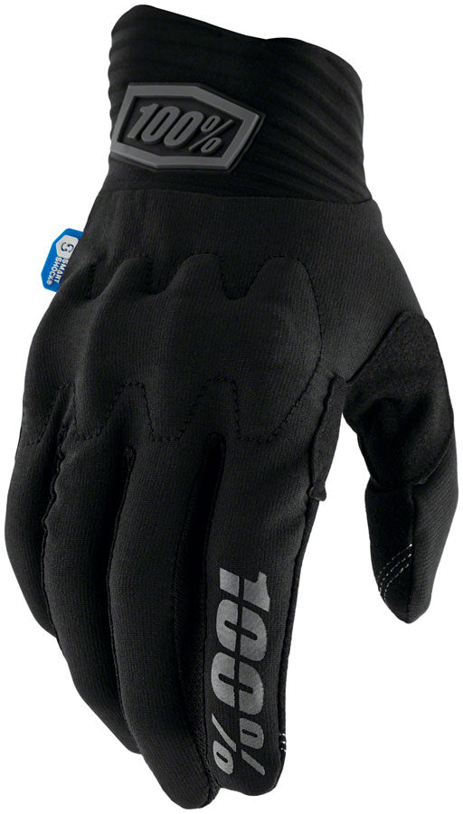 100% Cognito Smart Shock Gloves - Black Full Finger 2X-Large