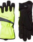 SealSkinz Bodham Waterproof Gloves - Yellow/Black Full Finger Medium