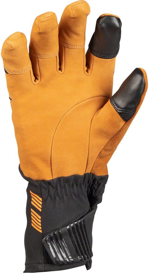 45NRTH 2023 Sturmfist 5 LTR Leather Gloves - Tan/Black Full Finger X-Large
