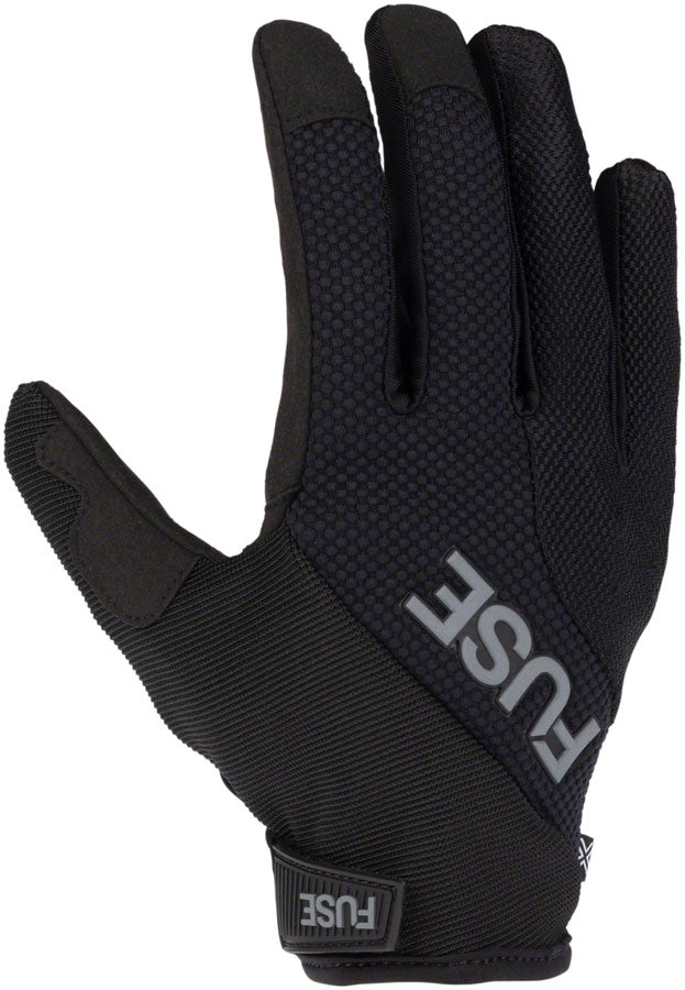 FUSE Echo Gloves - Black Full Finger Large