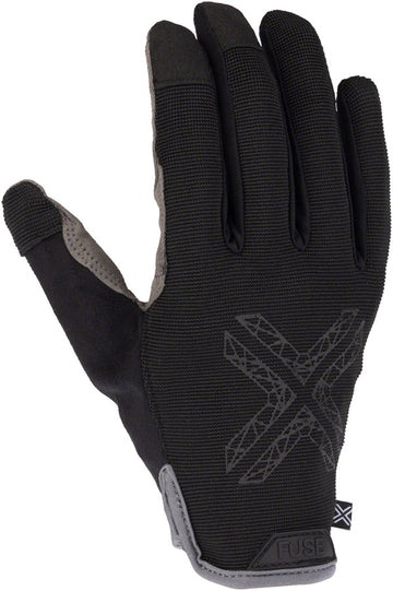 FUSE Stealth Gloves - Black Full Finger Large