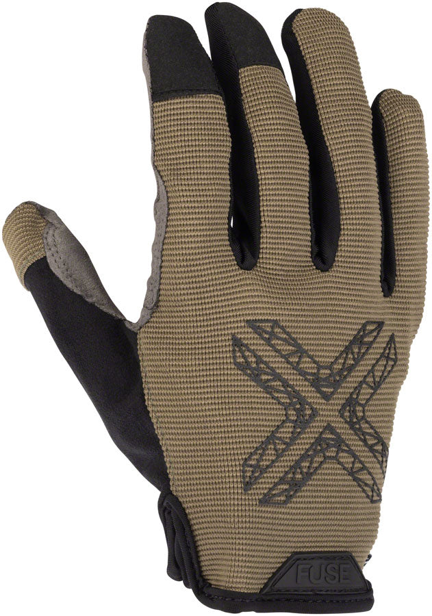 FUSE Stealth Gloves - Olive Full Finger X-Large