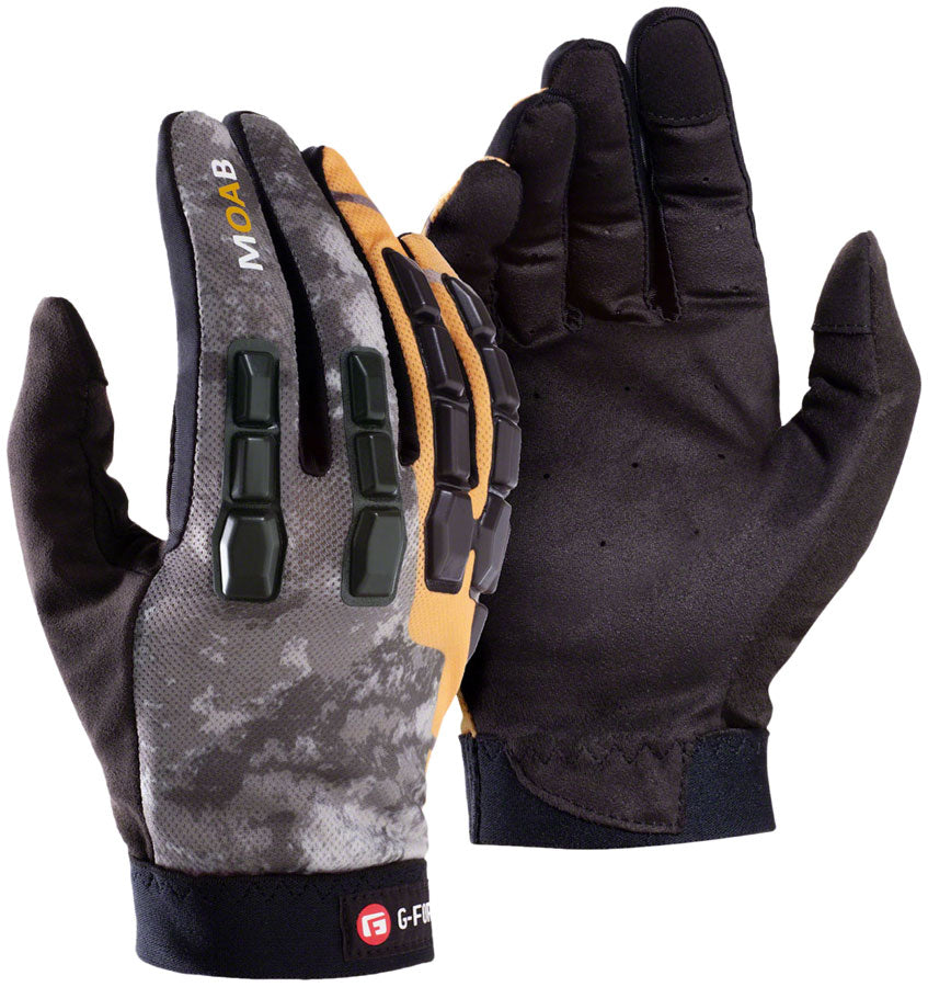 G-Form Moab Trail Gloves - Black/Orange Full Finger Medium