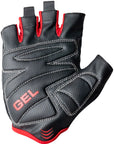 Bellwether Gel Supreme Gloves - Red Short Finger Mens Large