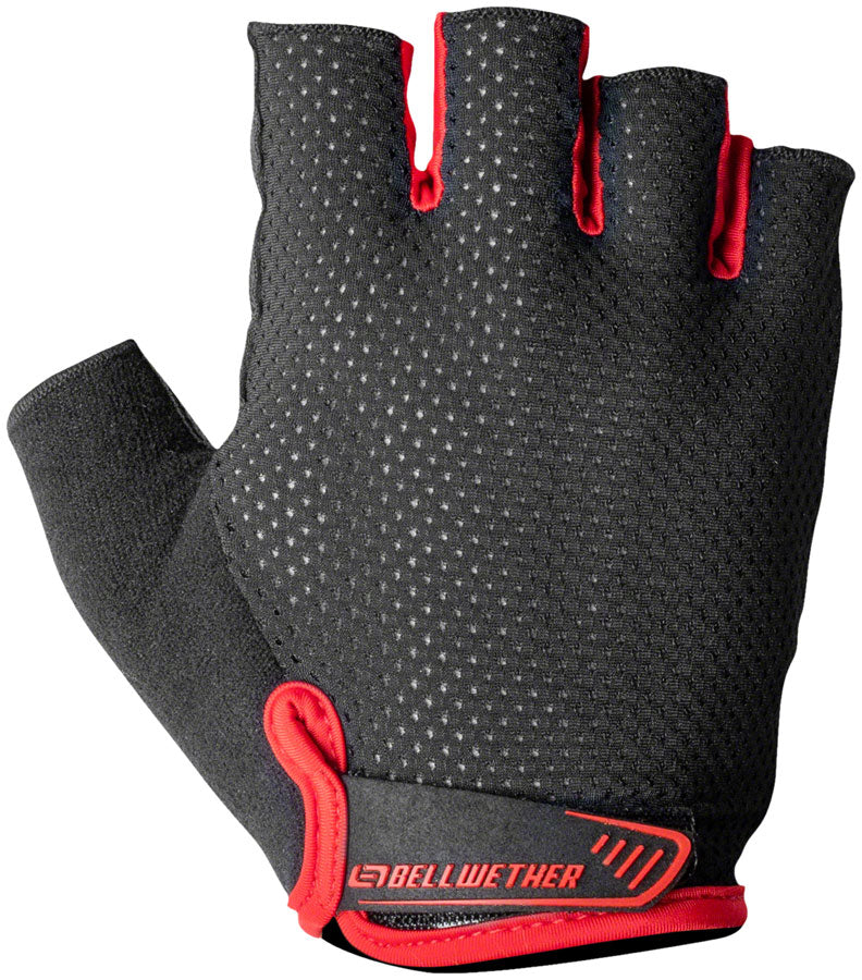 Bellwether Gel Supreme Gloves - Red Short Finger Mens Large