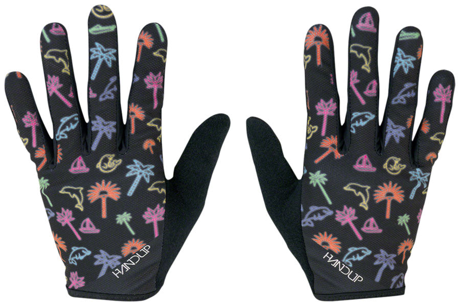 HandUp Most Days Gloves - Neon Lights Full Finger Large