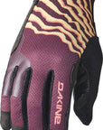 Dakine Covert Gloves - Ochre Stripe Full Finger Womens Small