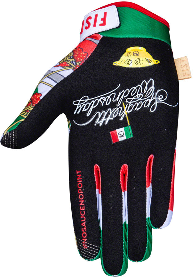 Fist Handwear Spaghetti Wednesday Gloves - Multi-Color Full Finger Large